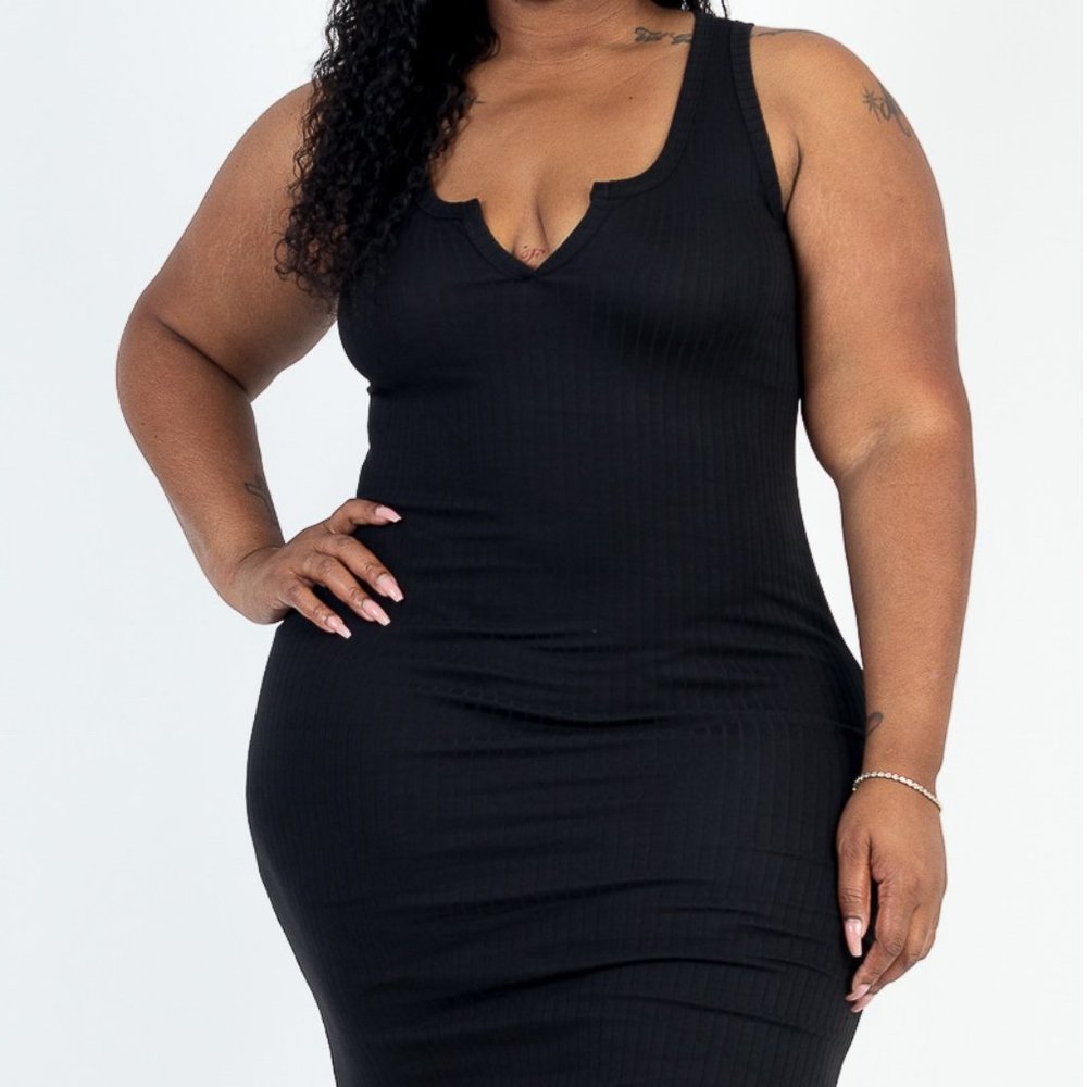 Black Midi Dress